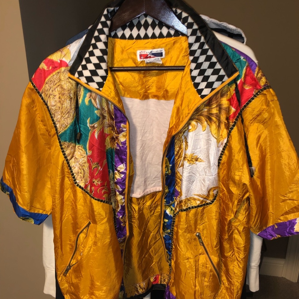 Vintage Retro disco zip up